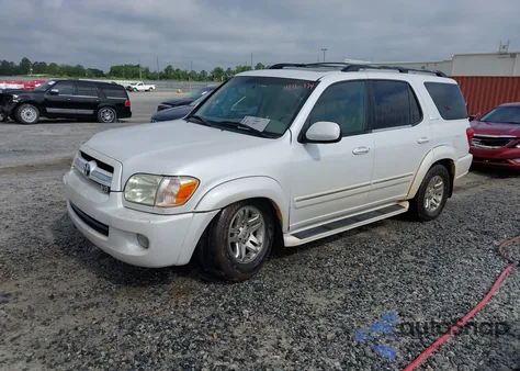 2005 Toyota Sequoia Limited V8 z USA, uszkodzony, nr VIN 5TDZT38AX5S252033